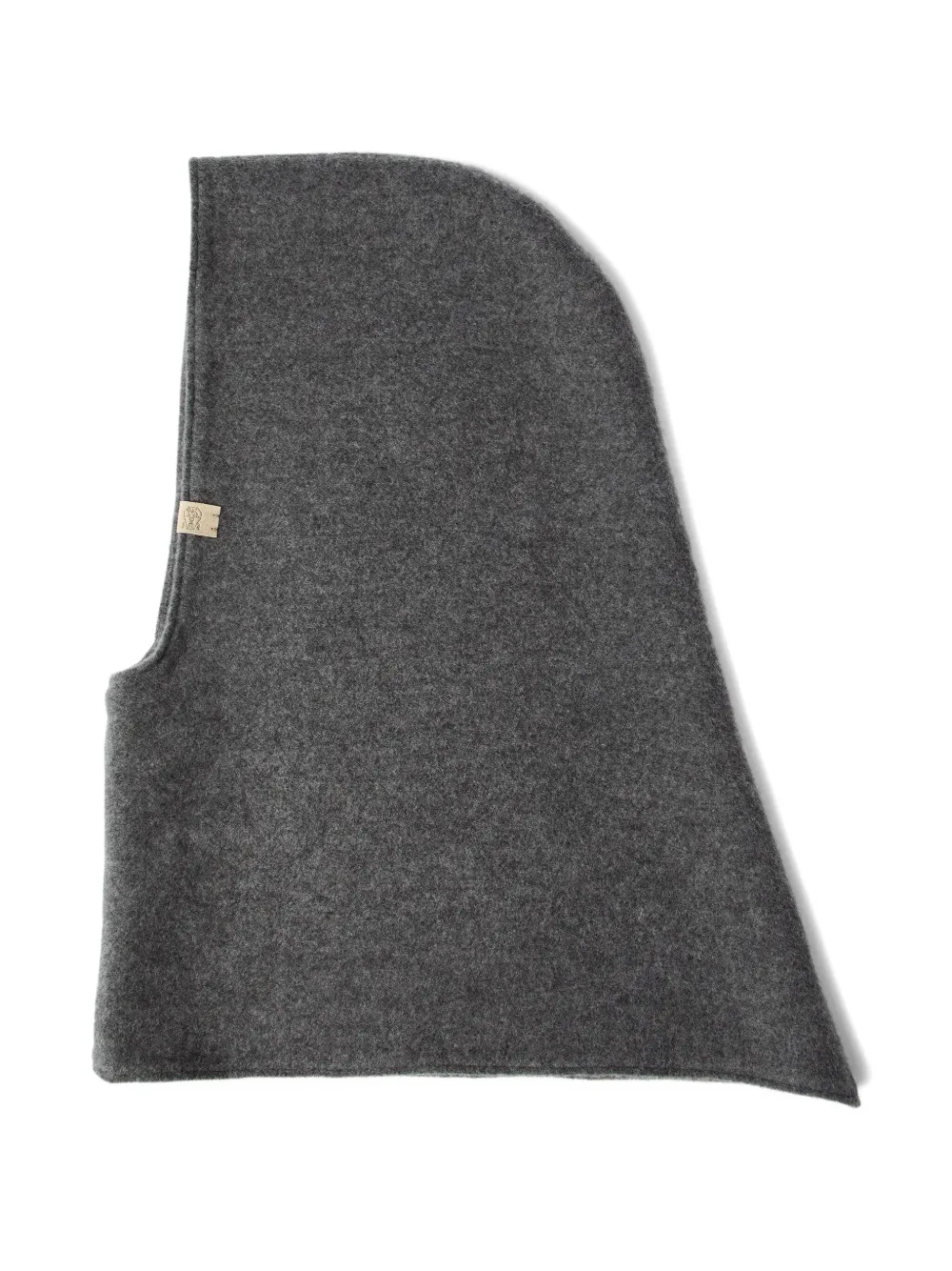Brunello Cucinelli Wool And Cashmere Hood In Gray