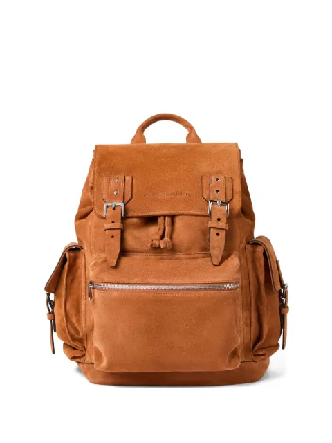 Brunello Cucinelli City suede backpack