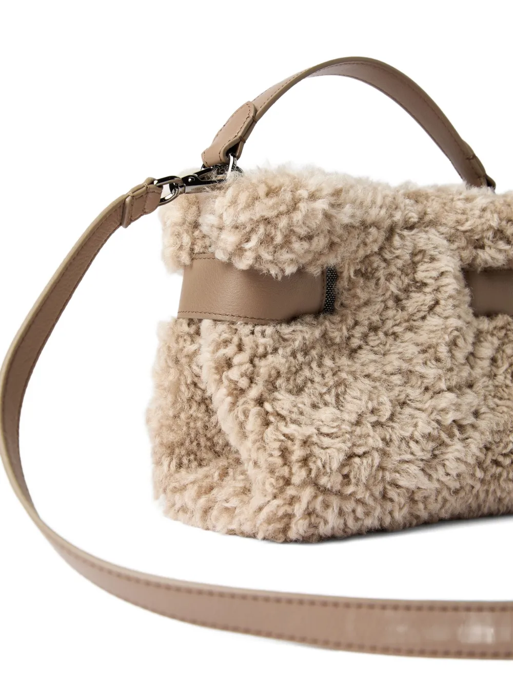Brunello Cucinelli Lammy tas Beige