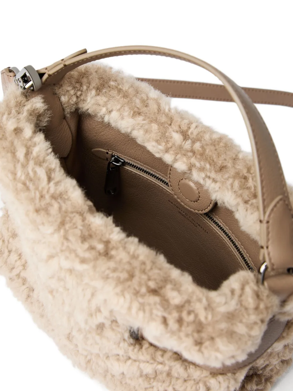 Brunello Cucinelli Lammy tas Beige