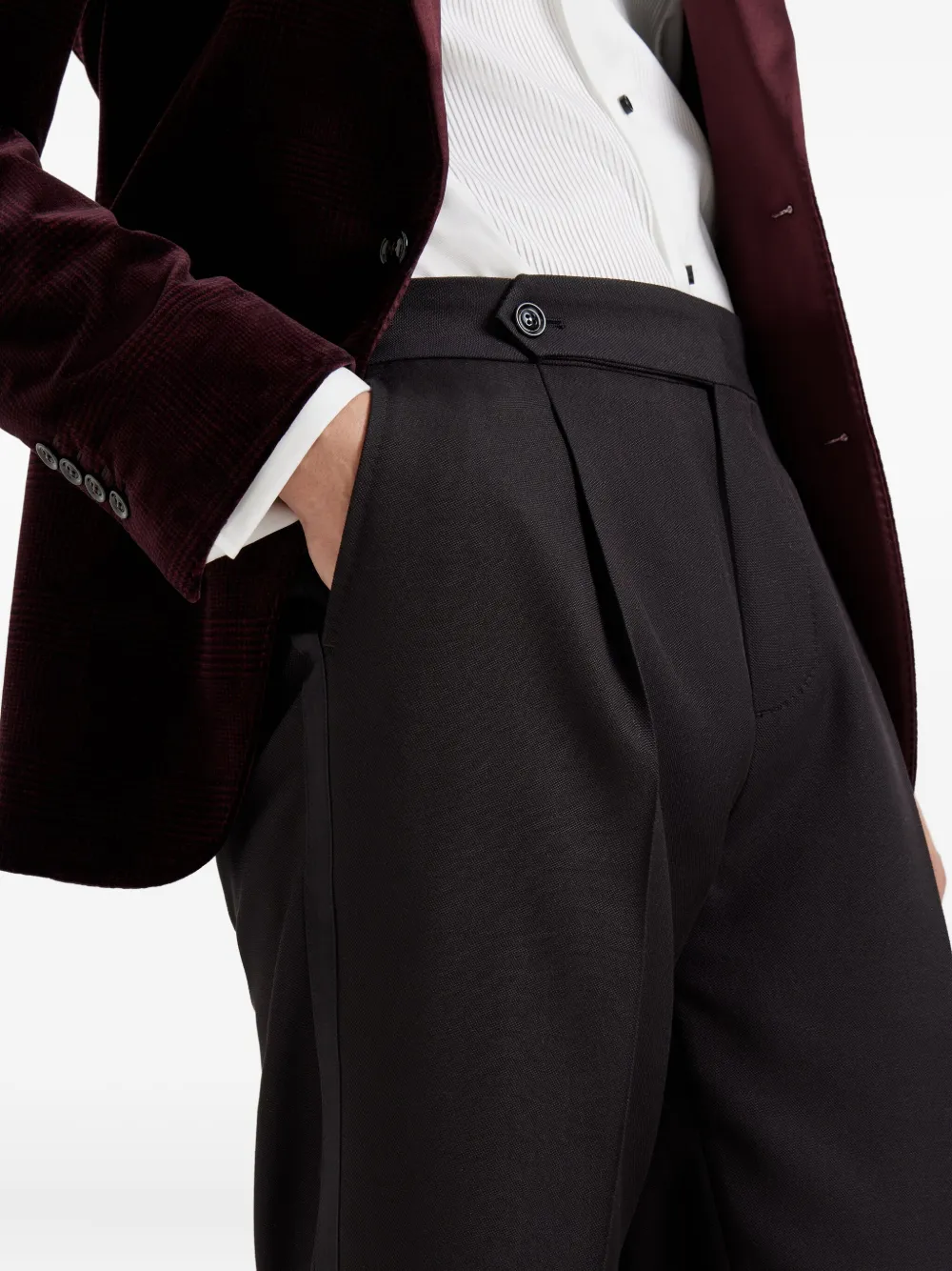 Brunello Cucinelli Plooibroek Zwart