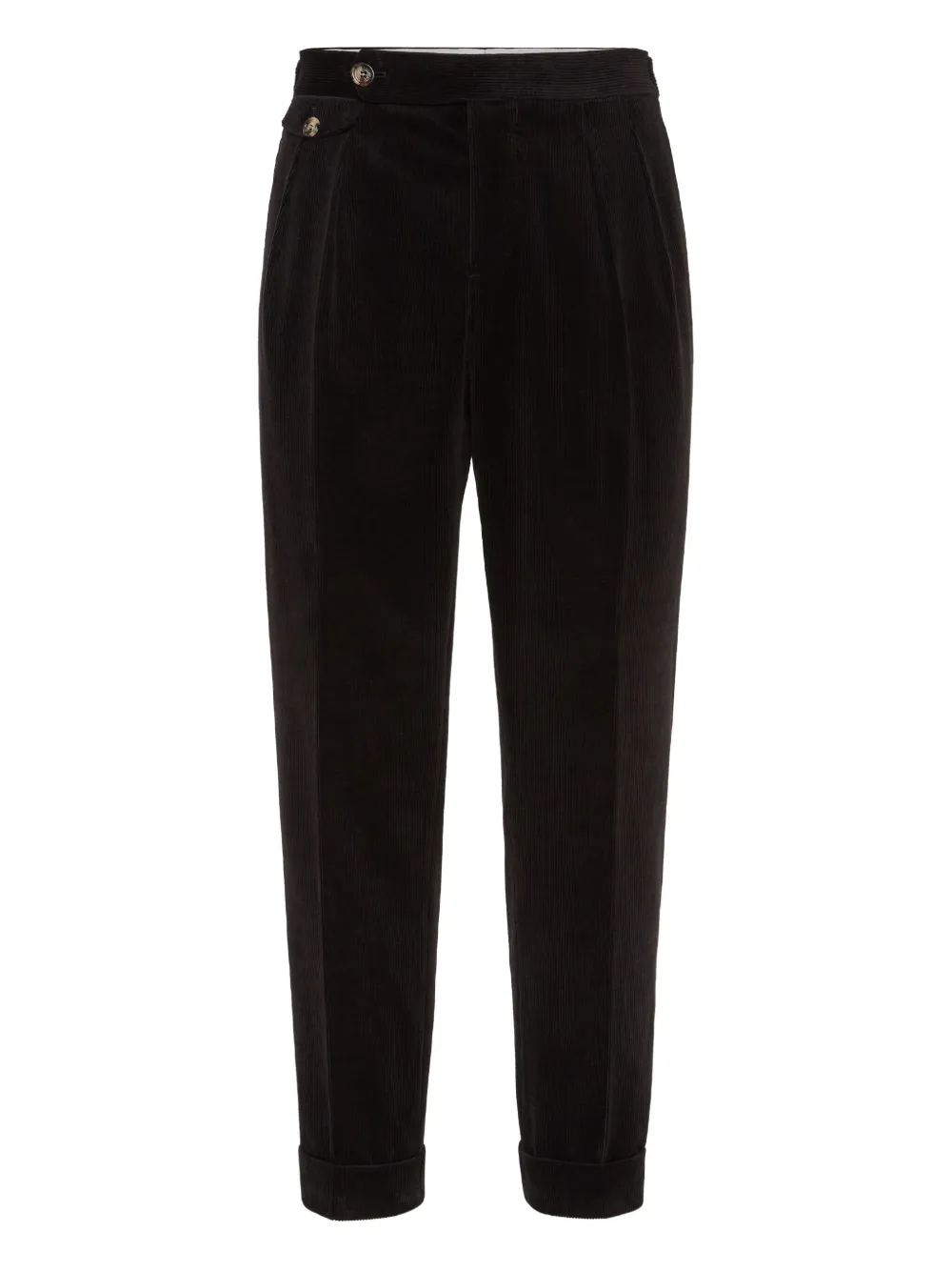 Brunello Cucinelli double-pleats trousers | Black | Image 1
