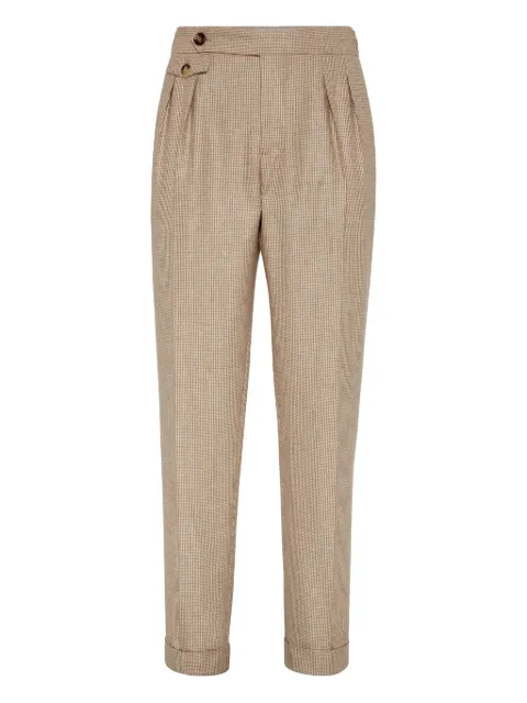 Brunello Cucinelli houndstooth trousers