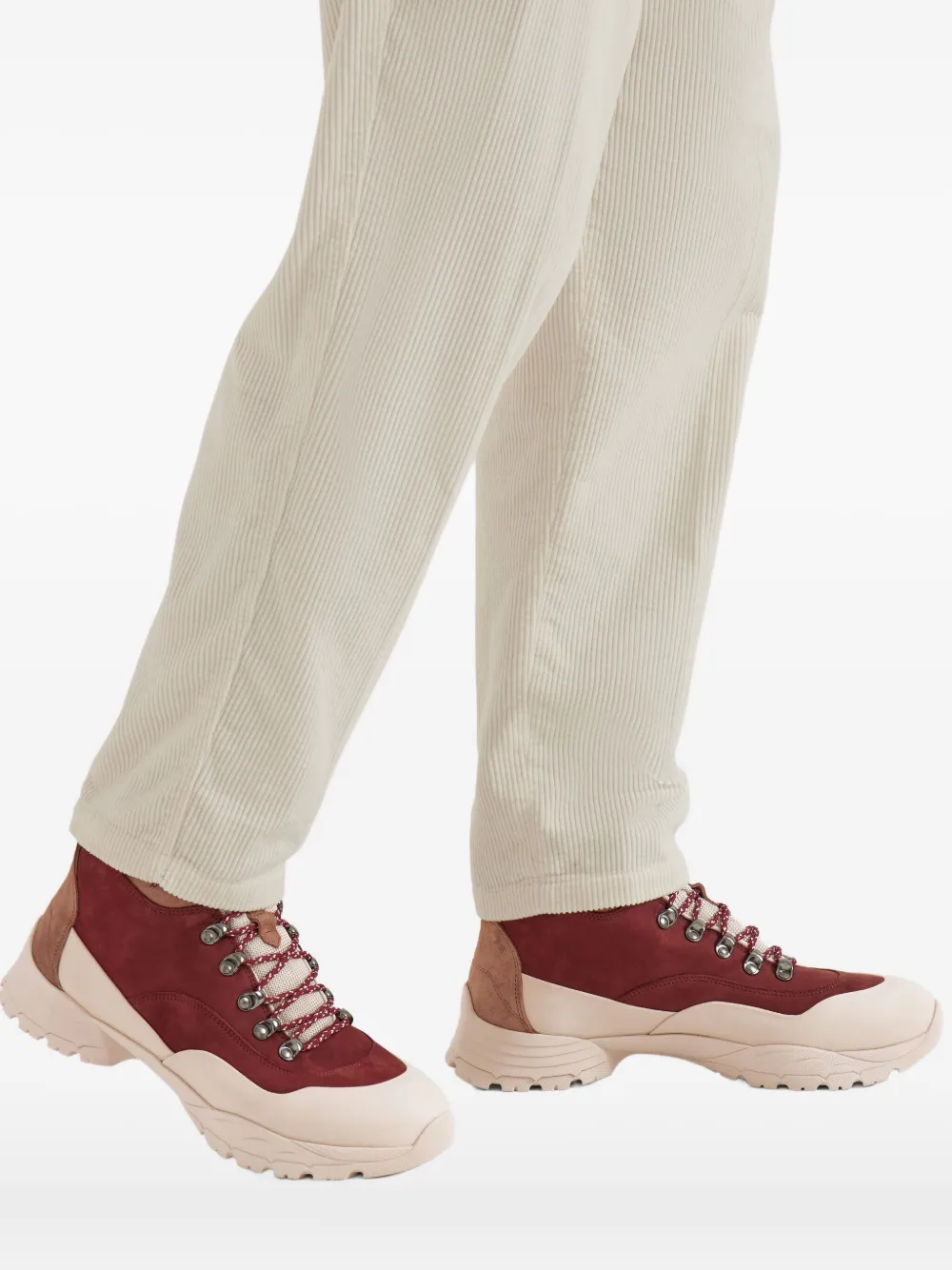 Brunello Cucinelli Nubuck laarzen Rood