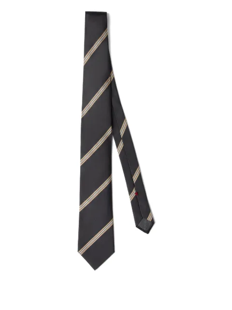 Brunello Cucinelli striped silk tie