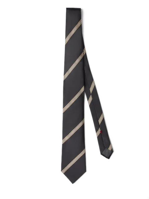 Brunello Cucinelli striped silk tie