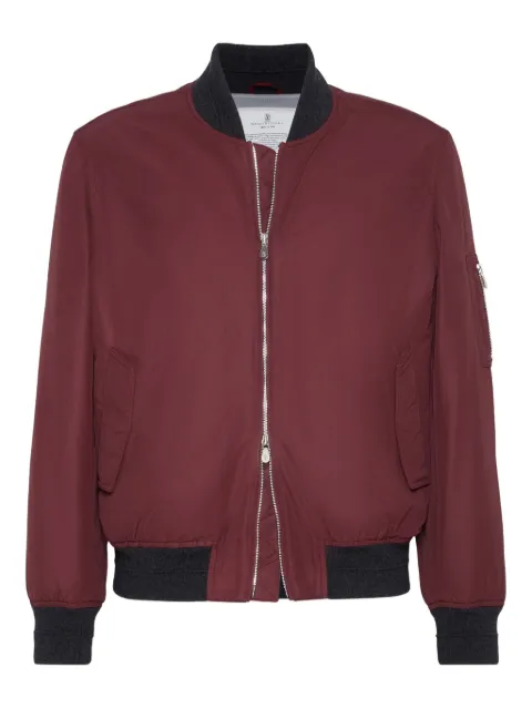 Brunello Cucinelli padded bomber jacket