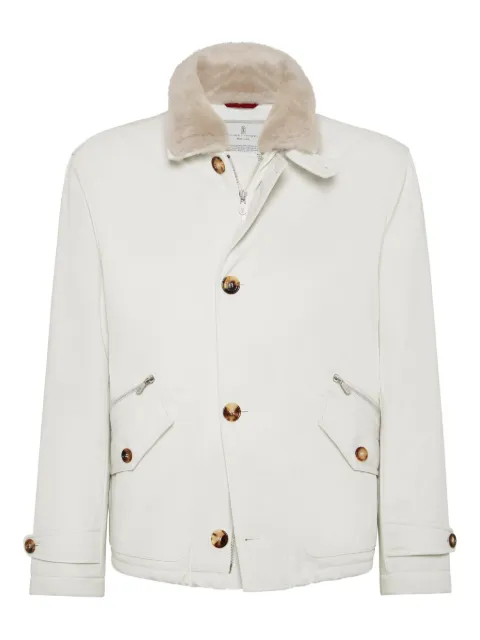 Brunello Cucinelli padded bomber jacket
