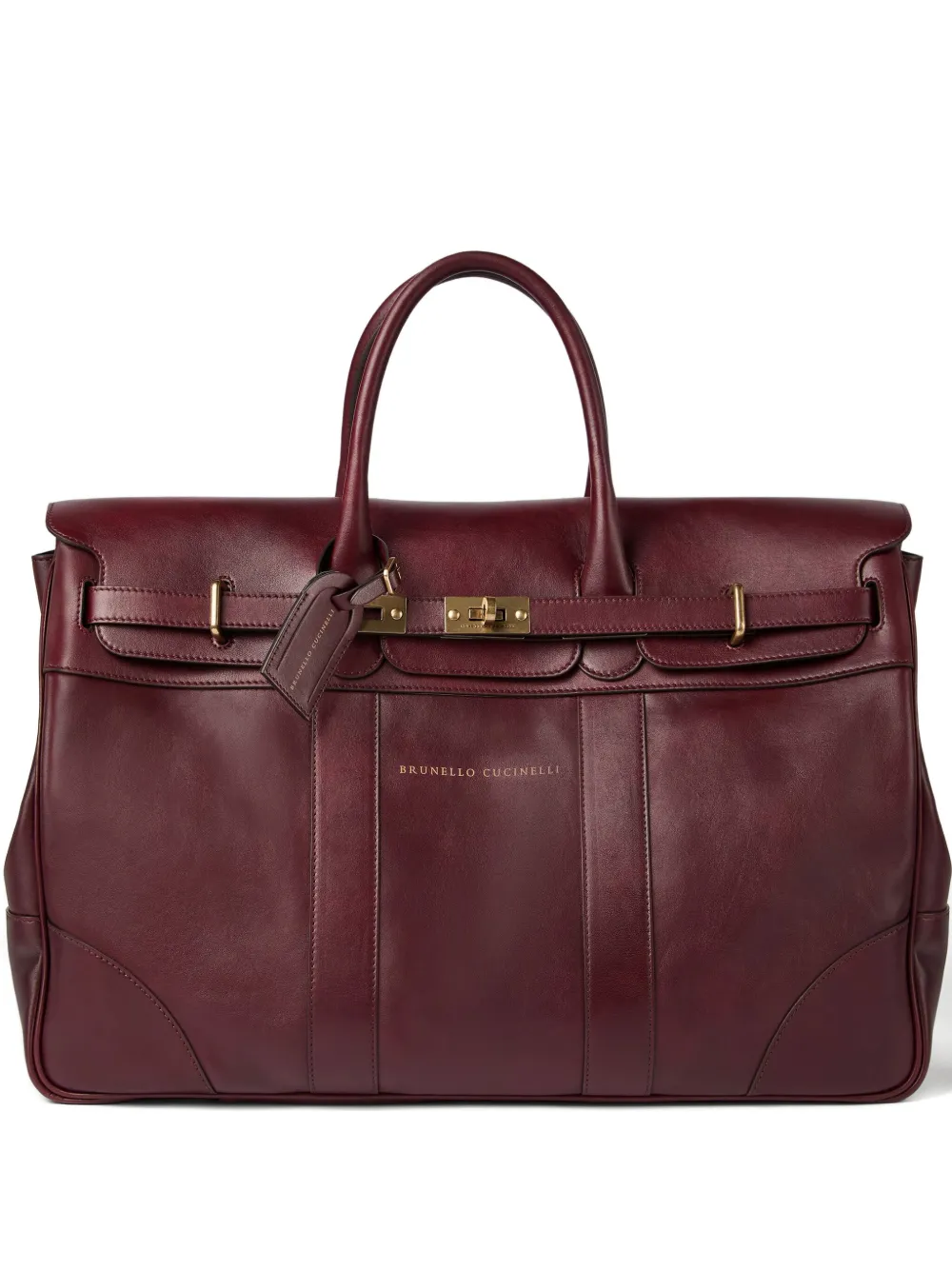 Brunello Cucinelli Weekender Country luggage bag | Red | Image 1