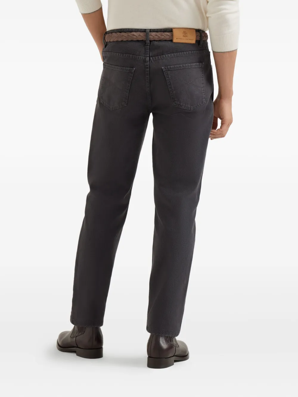 Brunello Cucinelli Jeans met geverfd effect Grijs