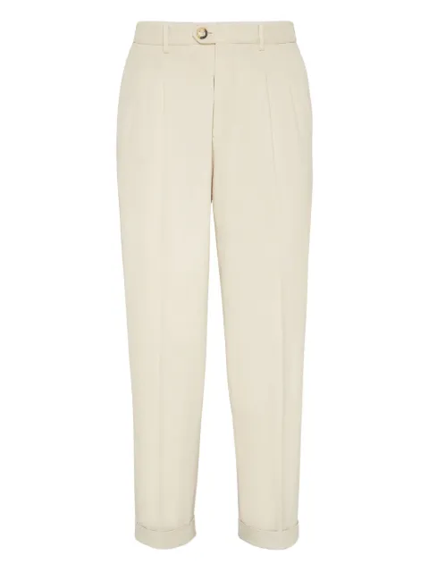 Brunello Cucinelli gabardine trousers