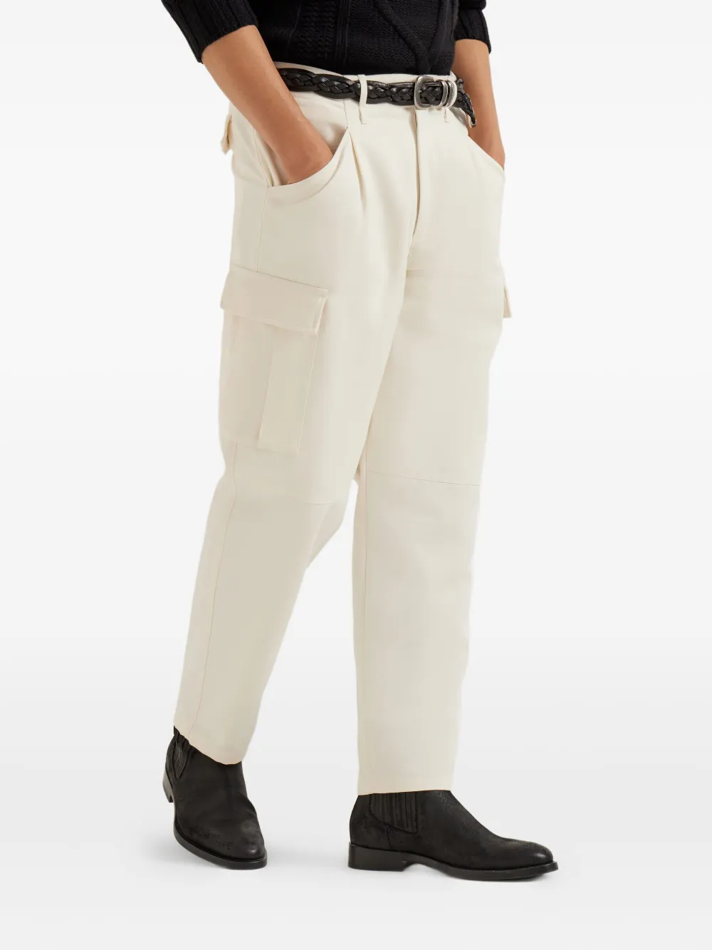 long-sleeve cashmere jumper