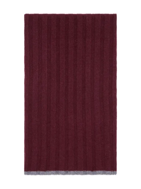 Brunello Cucinelli ribbed-knit scarf