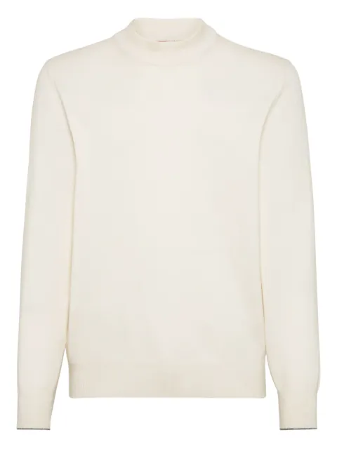Brunello Cucinelli Pullover mit Stehkragen