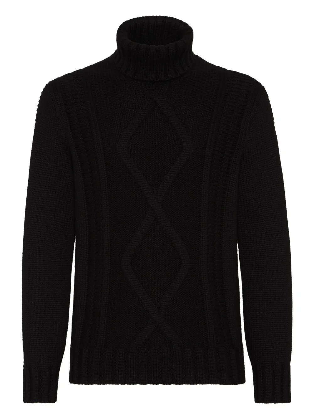 Brunello Cucinelli cashmere turtleneck sweater | Black | Image 1