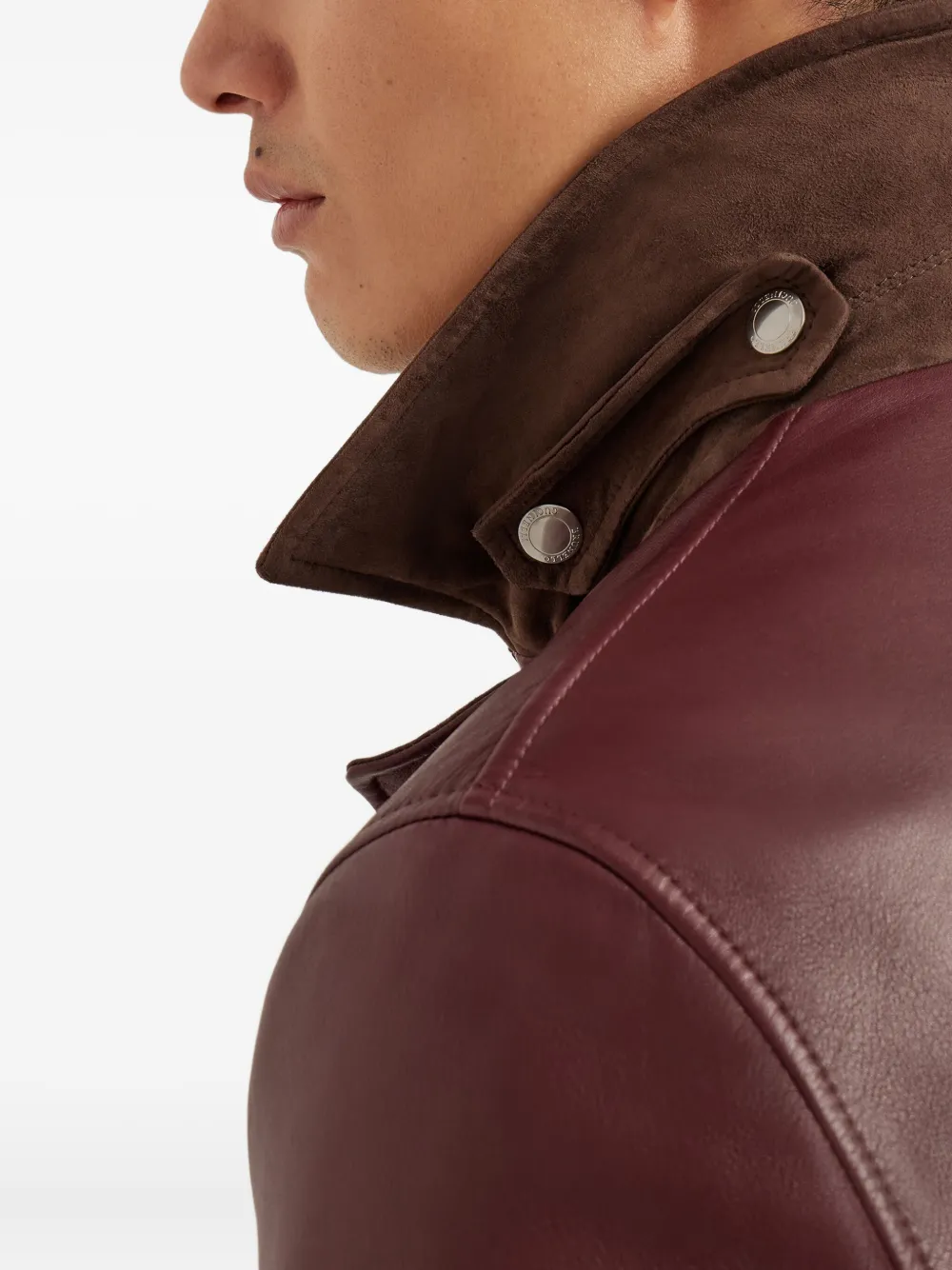 Brunello Cucinelli ナッパレザーフィールドジャケット | レッド