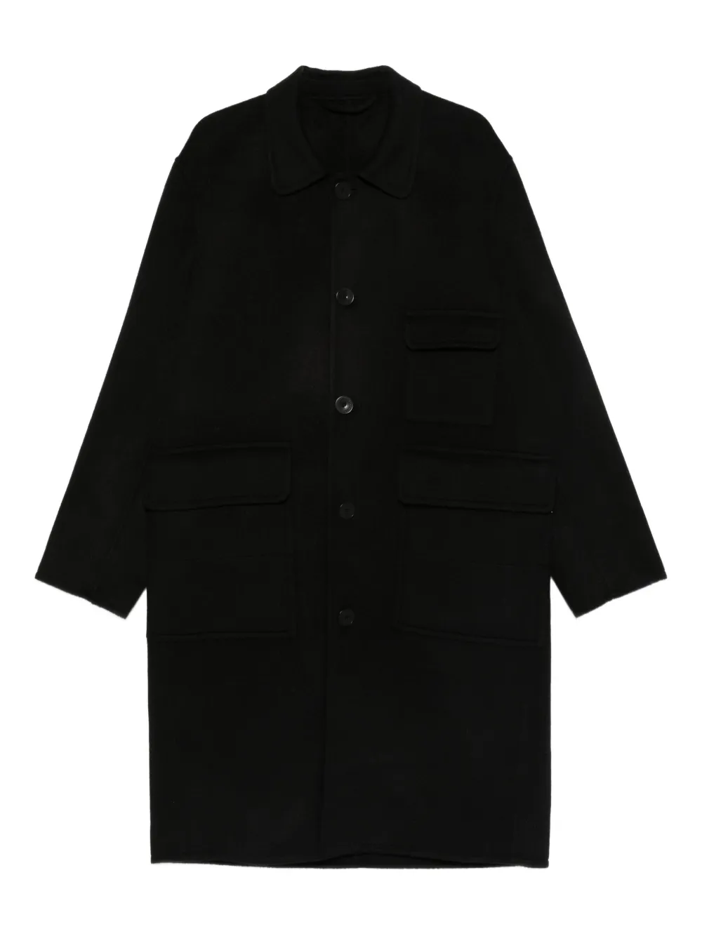 Etudes Studio Single-breasted Coat In Black