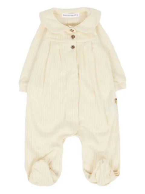 Bamboom rounded-collar babygrow 