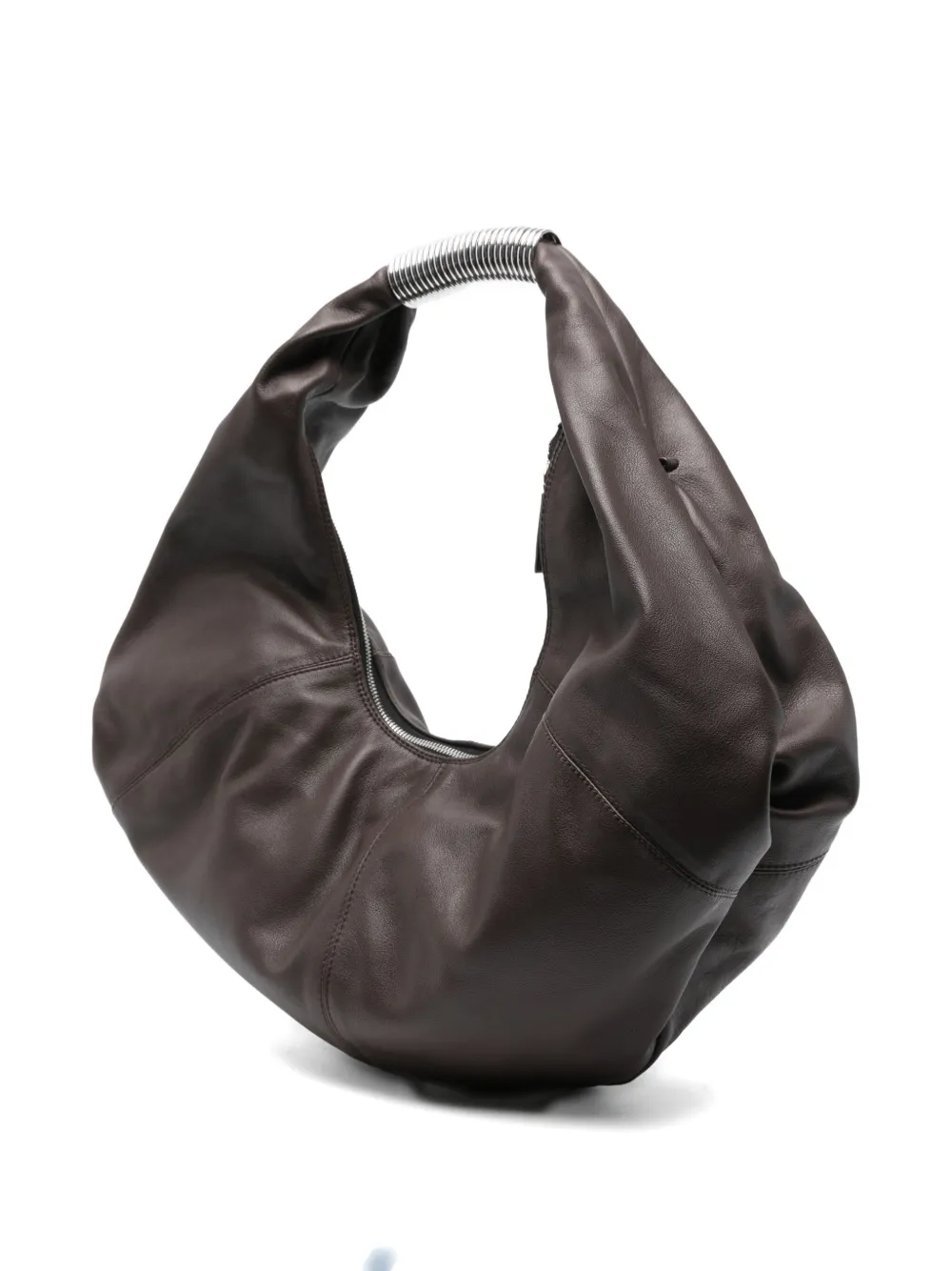 Vic Matie leather tote bag - Bruin