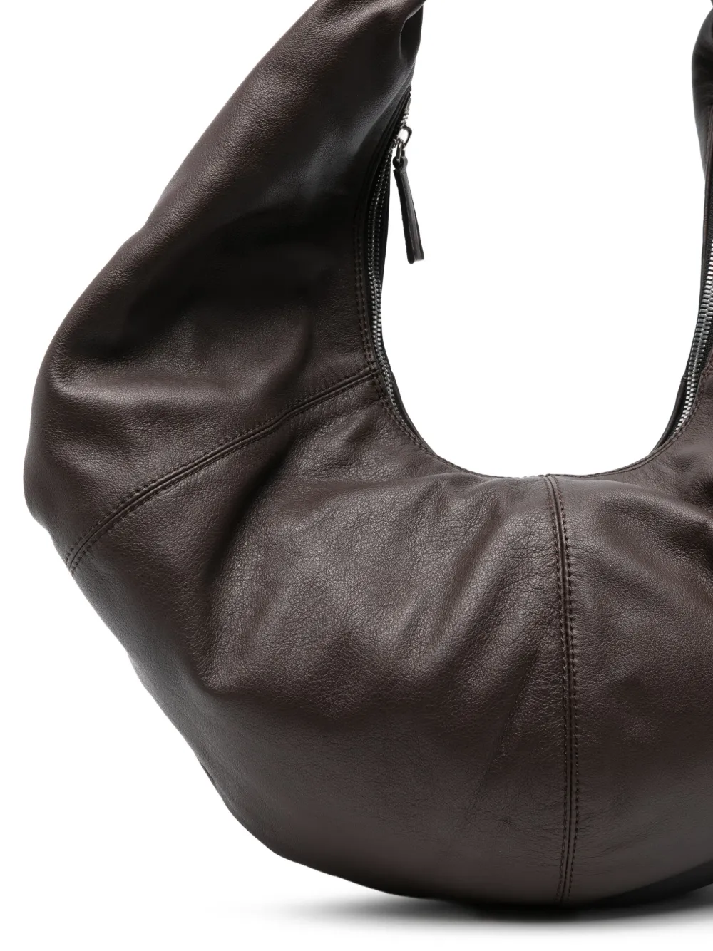 Vic Matie Leren shopper Bruin