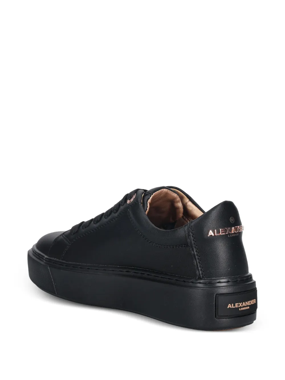 Alexander Smith London platform lace-up sneakers Zwart