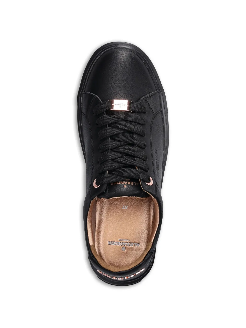 Alexander Smith London platform lace-up sneakers Zwart