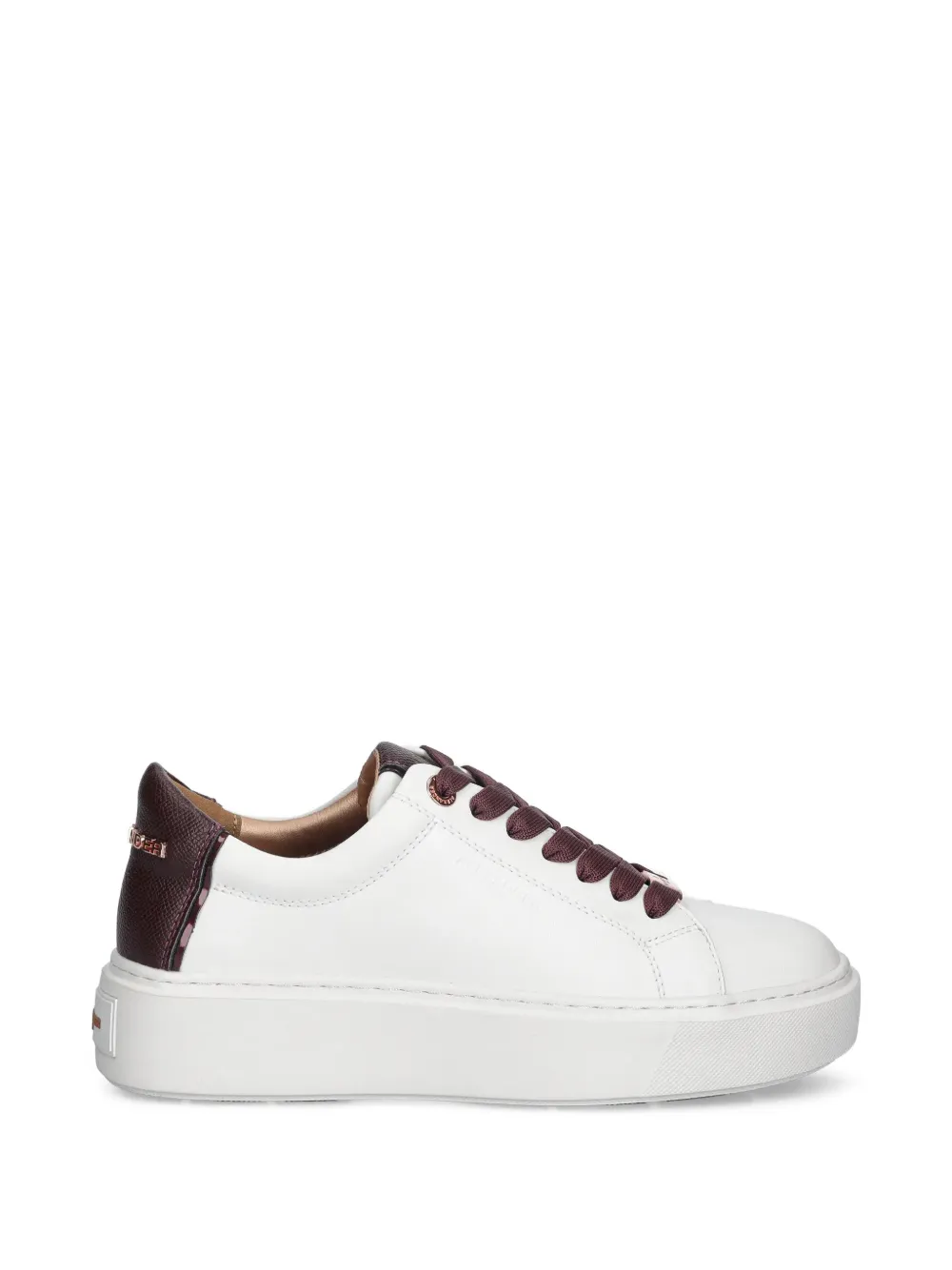Alexander Smith London platform lace-up sneakers - Bianco