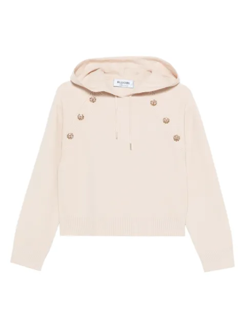 Blugirl button-embellished hoodie