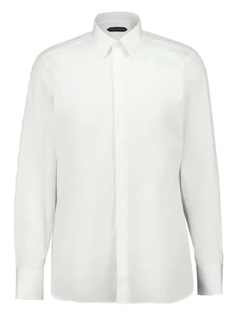 TOM FORD Katoenen overhemd met lange mouwen