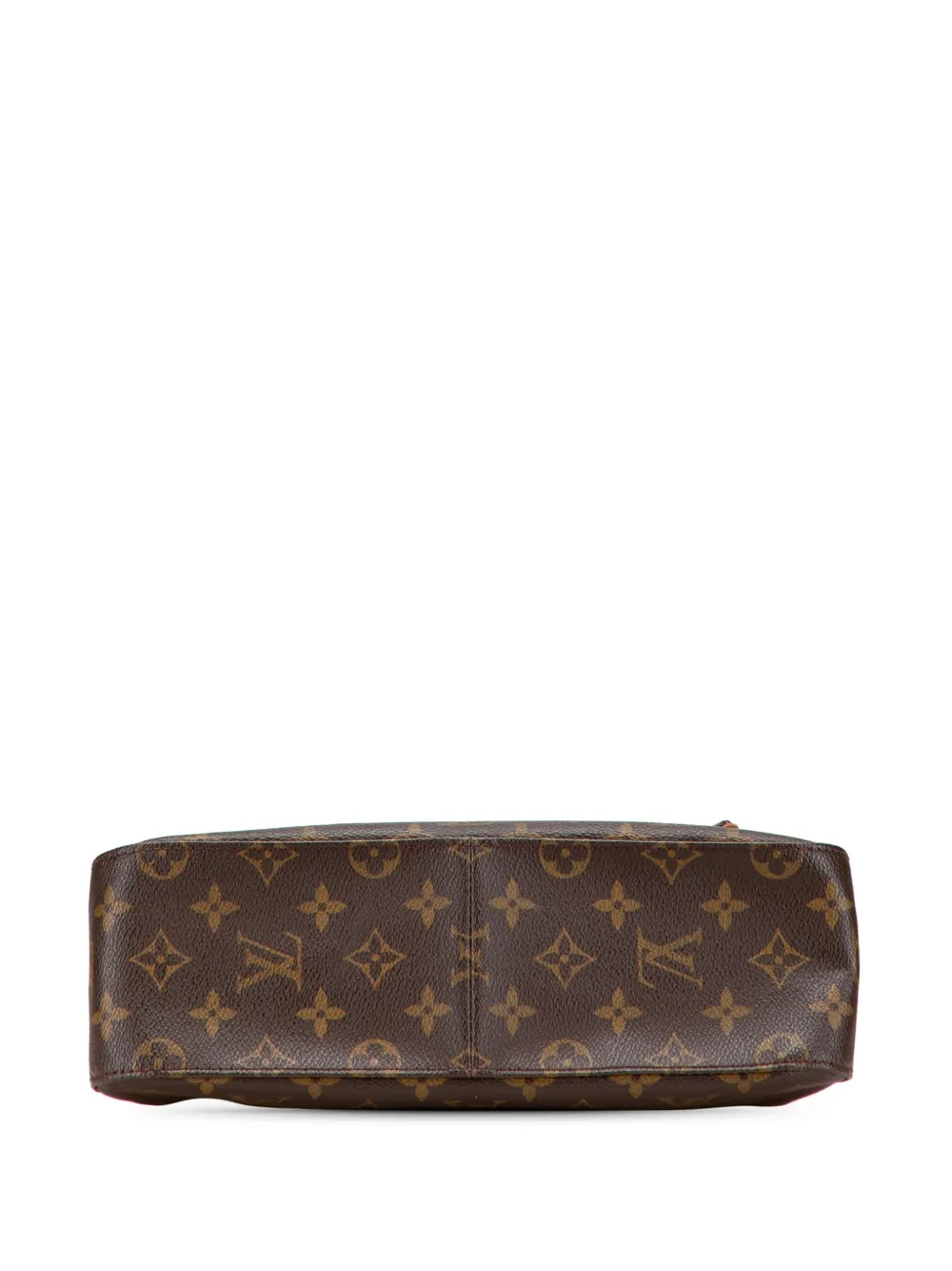 Pre-owned Louis Vuitton 2000 Monogram Mini Looping Shoulder Bag In Brown