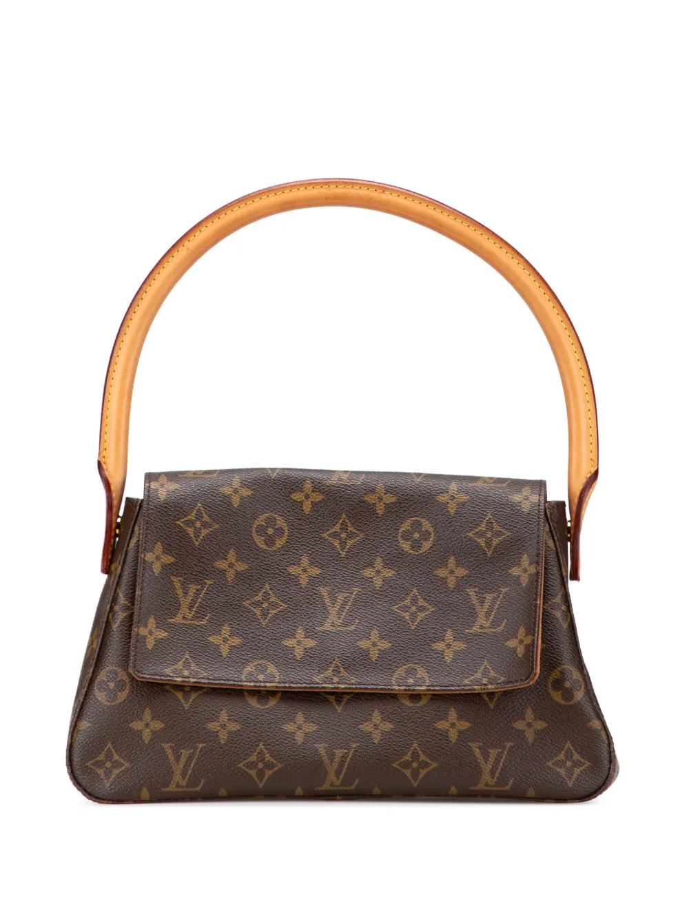 Louis Vuitton Pre-Owned 2000 モノグラム ミニ ルーピング ショルダーバッグ - ブラウン Louis Vuitton Pre-Owned 2000 モノグラム ミニ ルーピング ショルダーバッグ - ブラウン