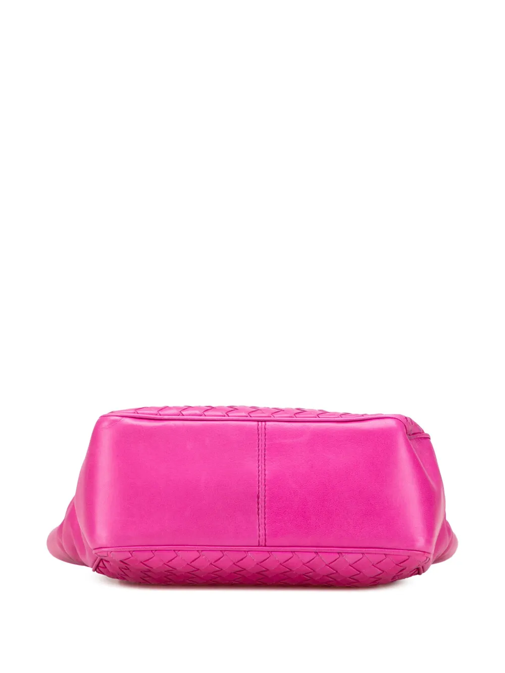 Pre-owned Bottega Veneta 2004 Nappa Intrecciato Tote Bag In Pink
