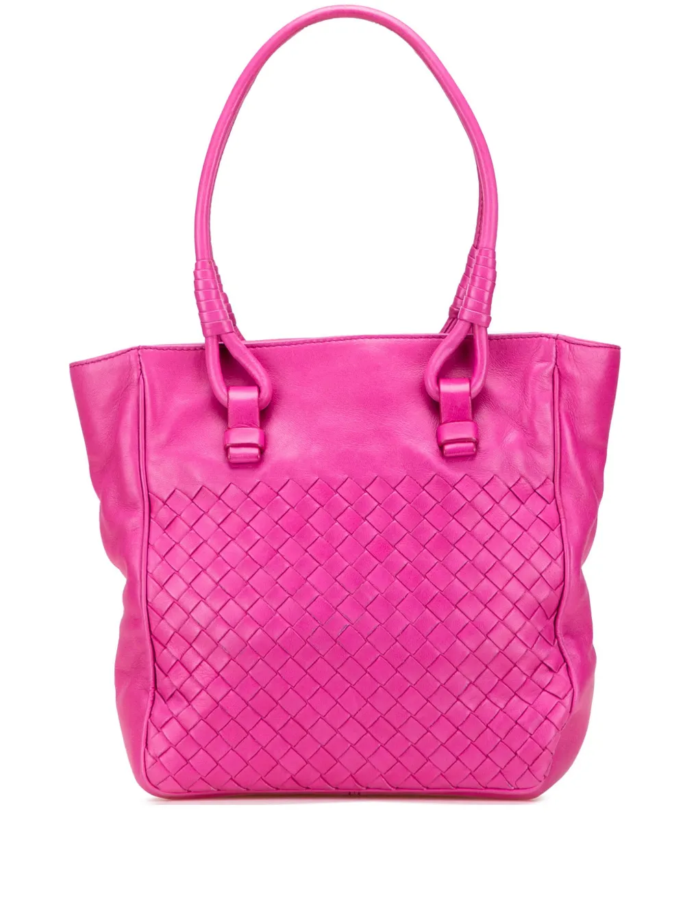 Bottega Veneta Pre-Owned 2004 ナッパ イントレチャート トートバッグ - ピンク Bottega Veneta Pre-Owned 2004 ナッパ イントレチャート トートバッグ - ピンク