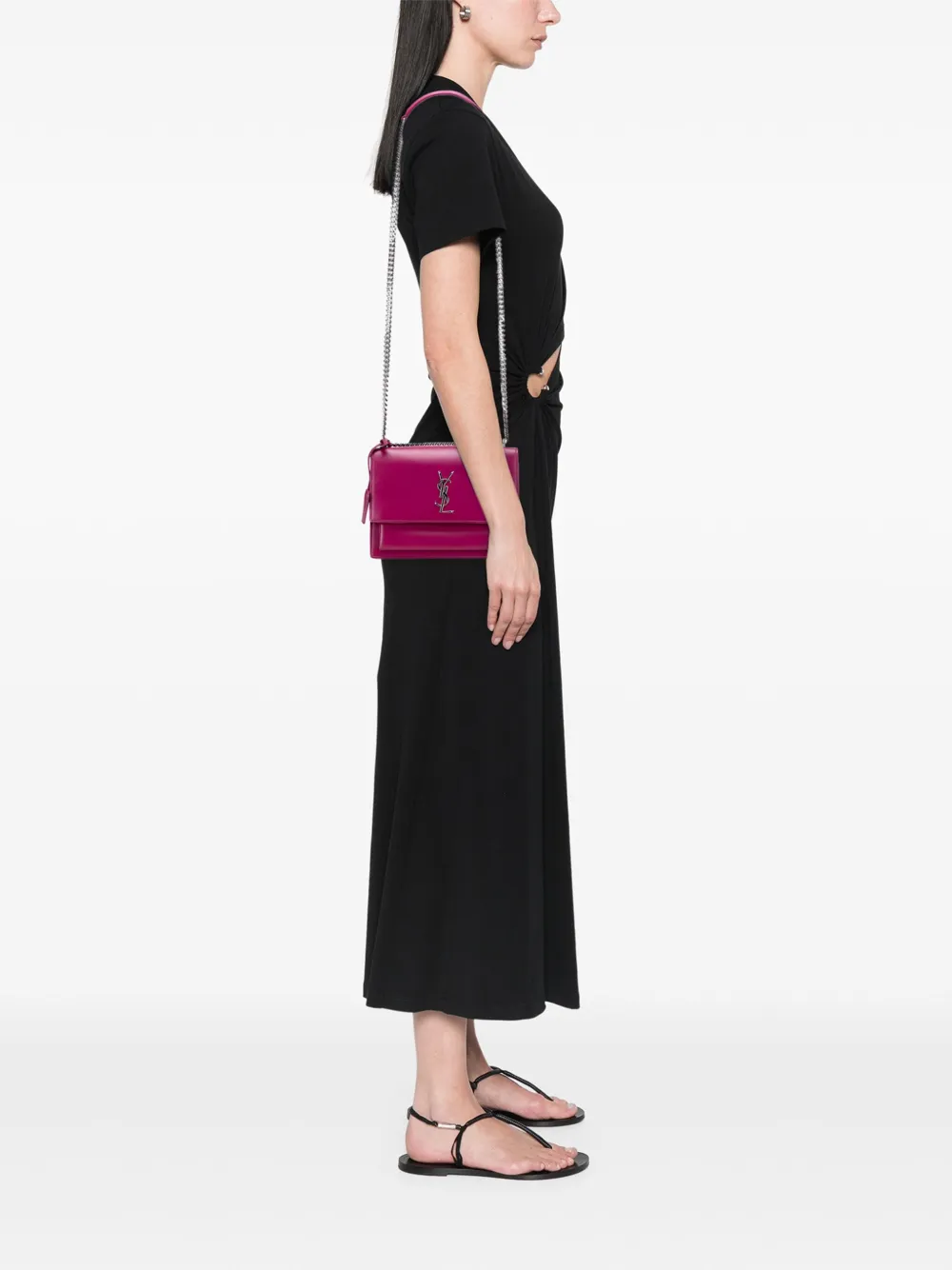 Saint Laurent Pre-Owned 2019 Medium Leather Monogram Sunset crossbody bag | Pre-Owned | Image 2