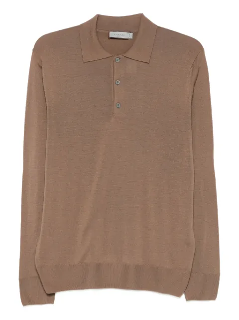 Canali long-sleeve polo shirt