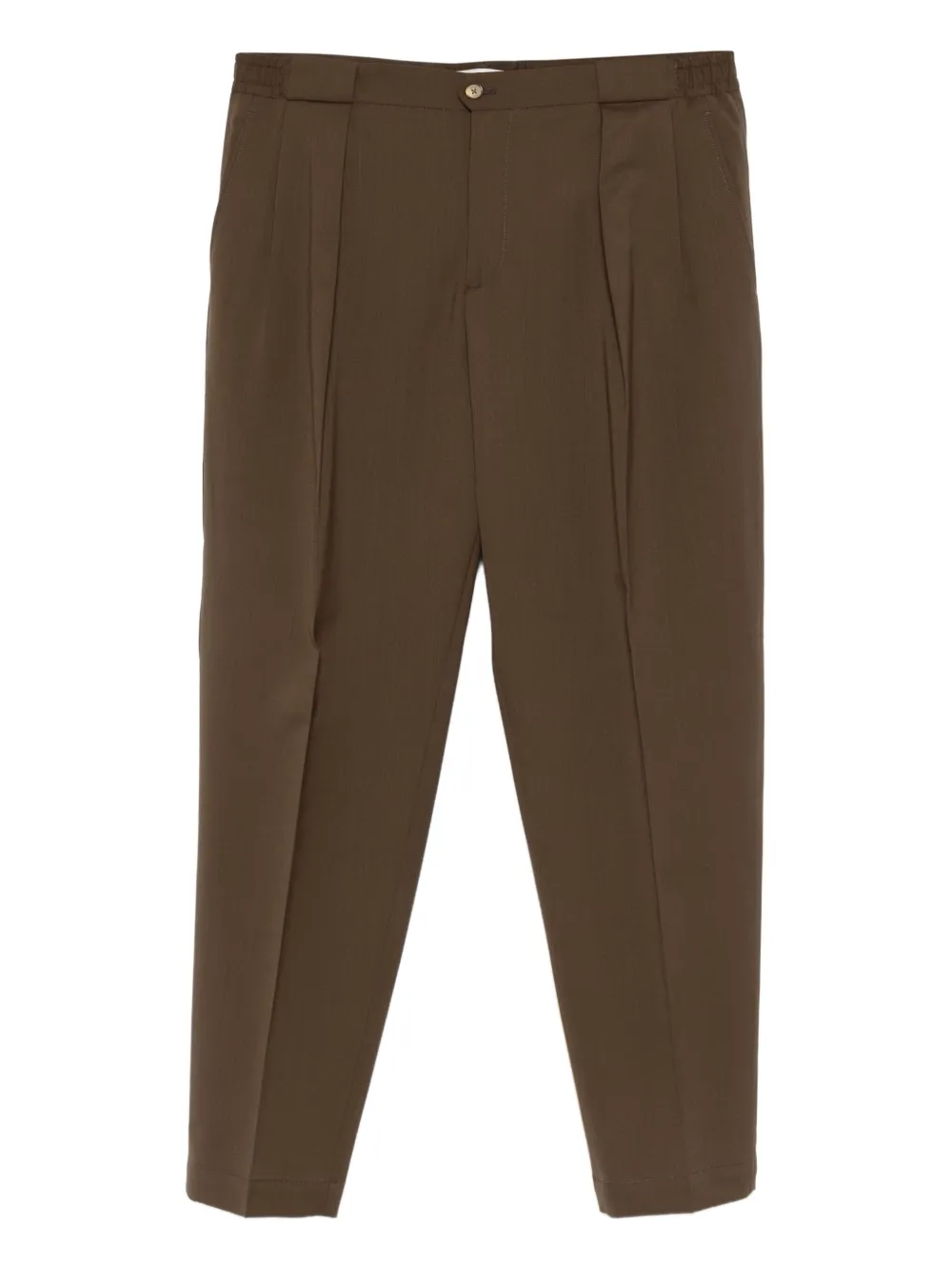 Briglia 1949 Calça Portobello com detalhe de pregas | Marrom | Image 1