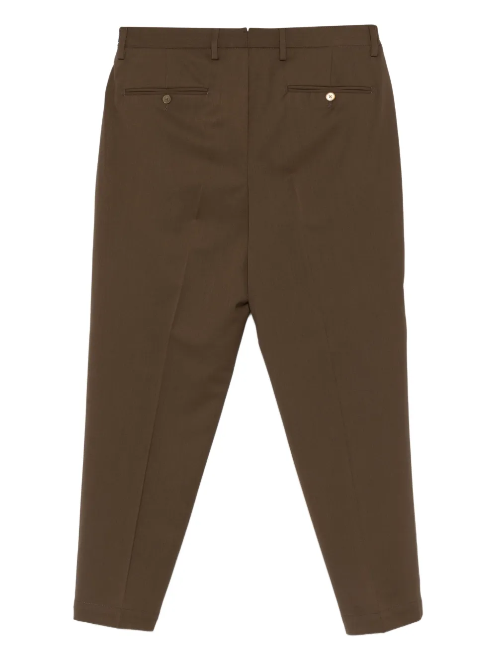 Briglia 1949 Portobello pleat-detail trousers - Bruin