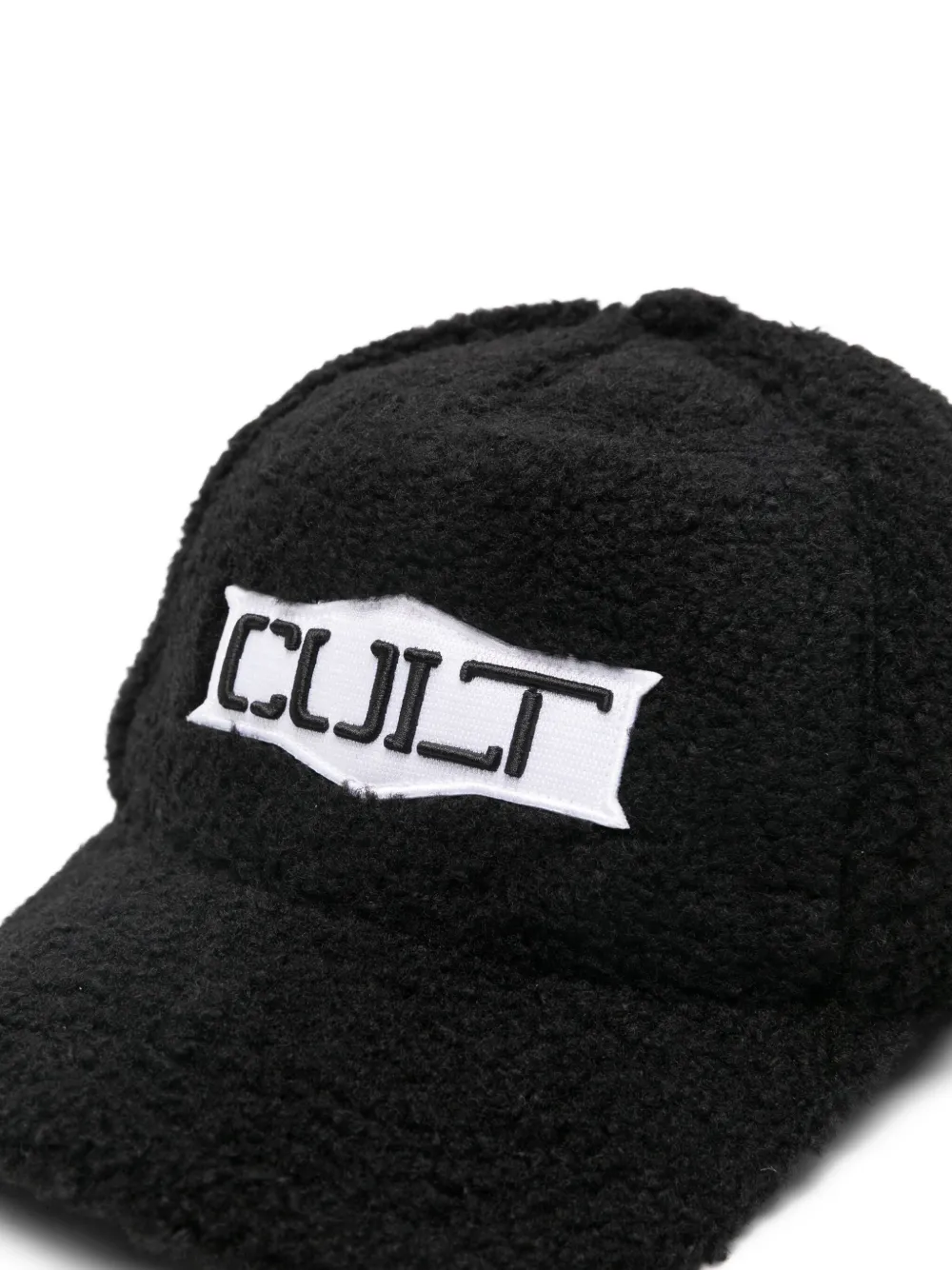 Cult logo-patch cap - Zwart