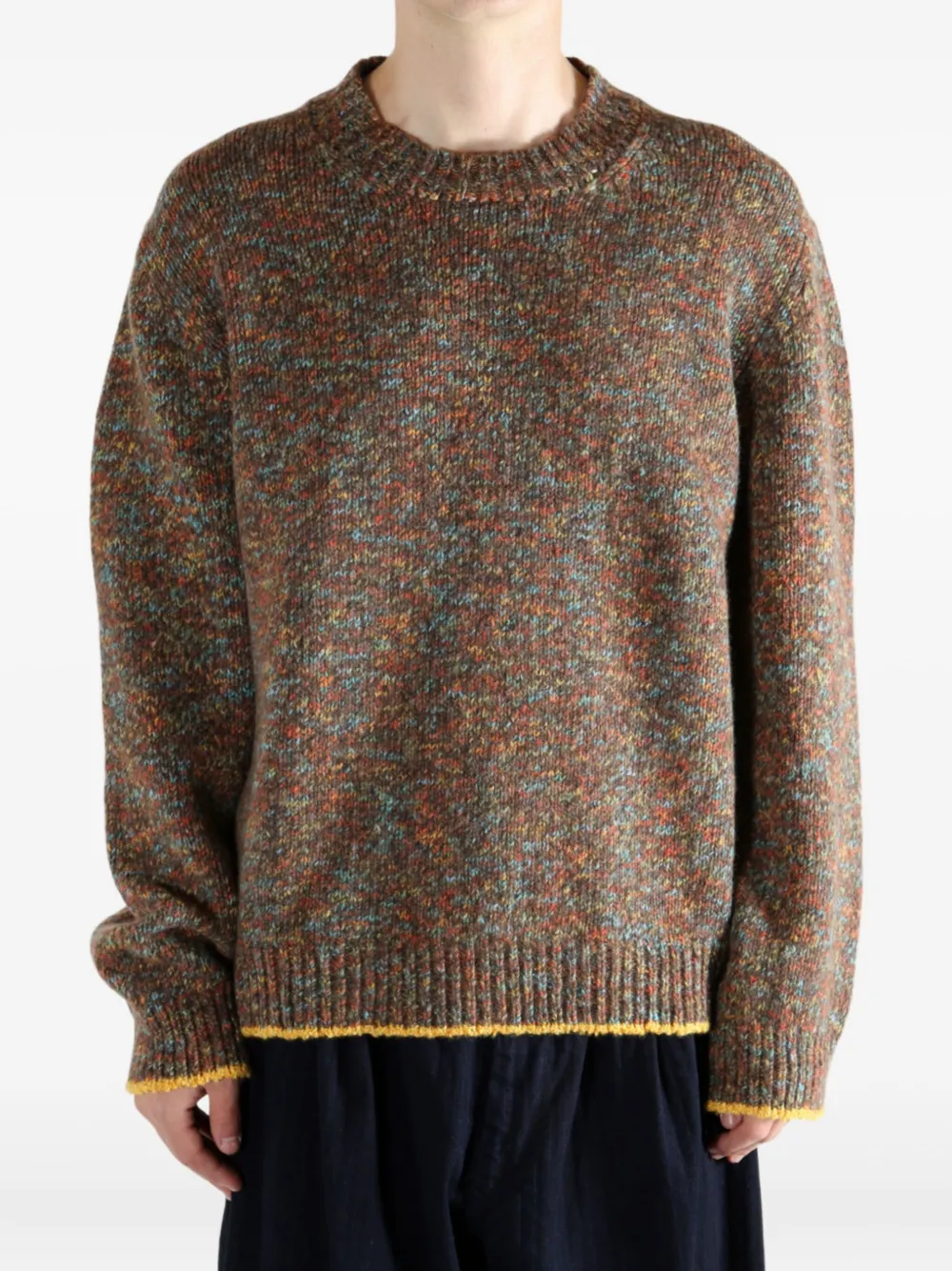 The Elder Statesman Confetti sweater - Bruin