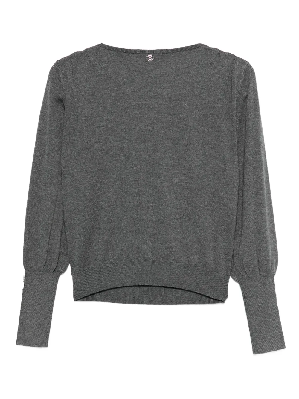 TWINSET buttoned long-sleeve top - Grijs