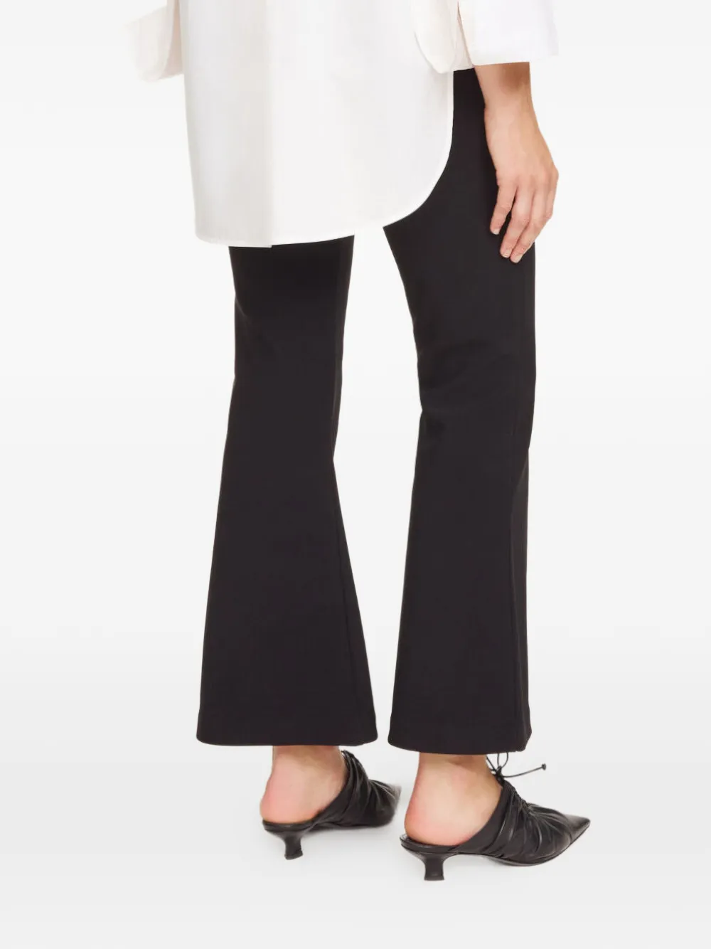 By Malene Birger Vilanna flared broek Zwart