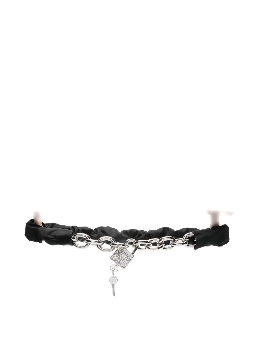 Simone Rocha Padlock-detailed Belt In Black