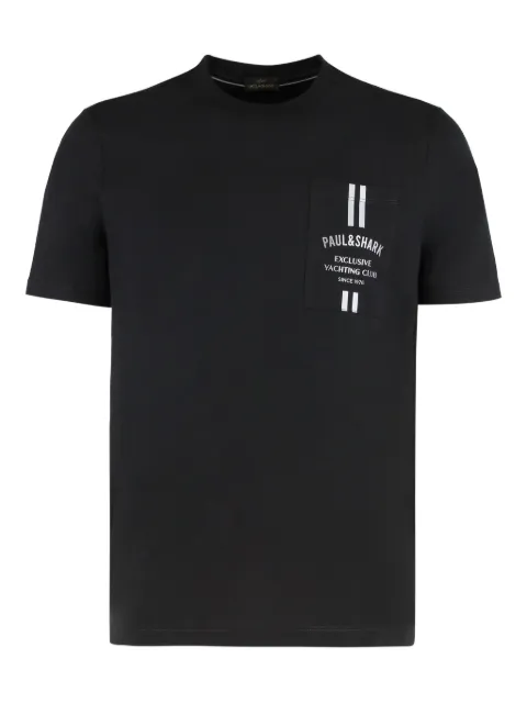Paul & Shark logo-print cotton t-shirt