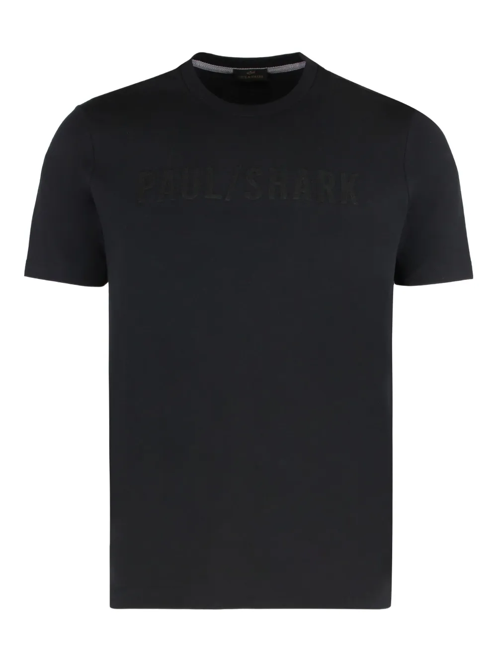 Paul & Shark T-shirt In Cotton Jersey With Logo In Black