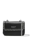 Cult eyelet-detail chain-strap cross body bag - Black