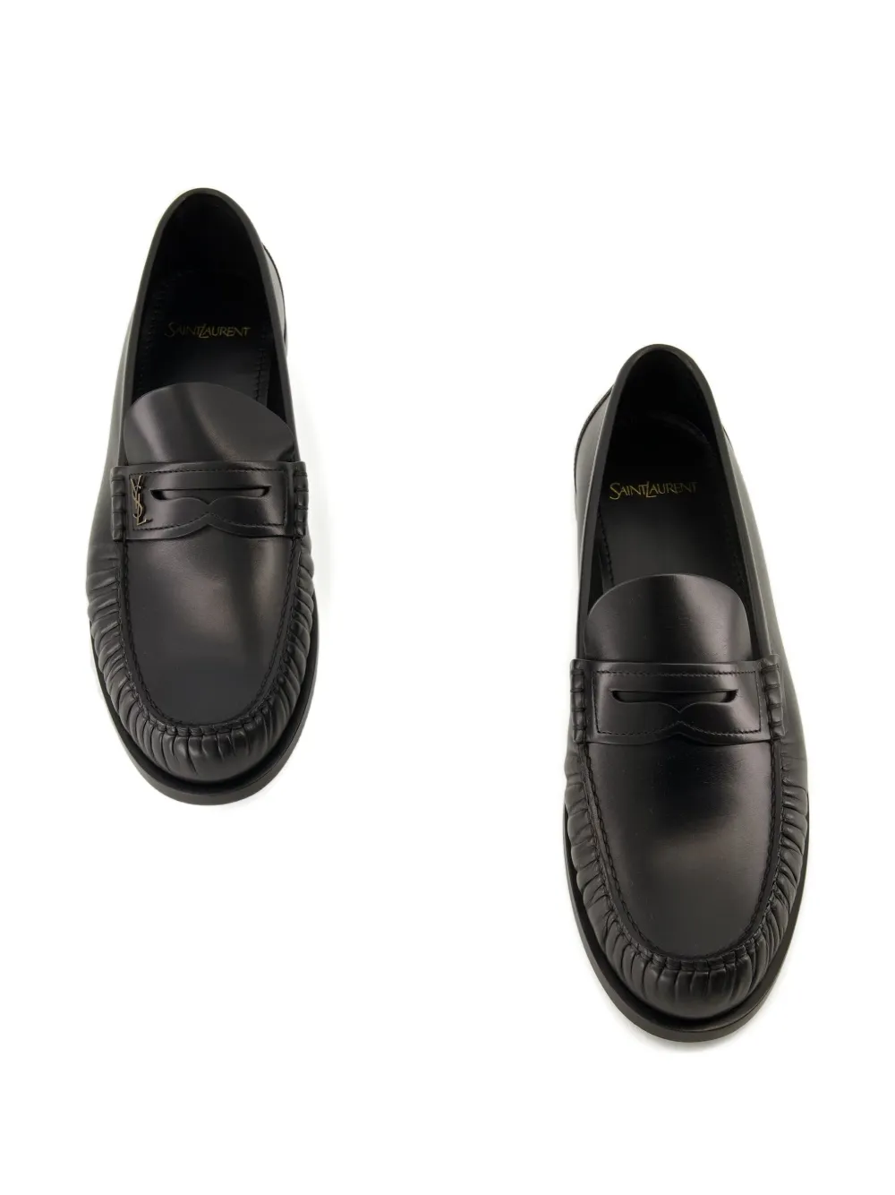 Moschino Leather Mules In Black