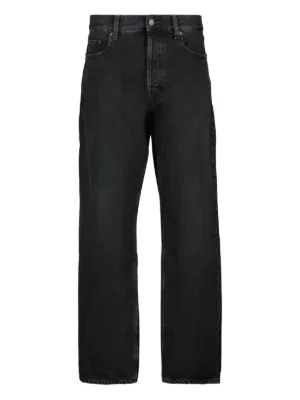 Prada Corduroy Tapered Jeans | Black | FARFETCH