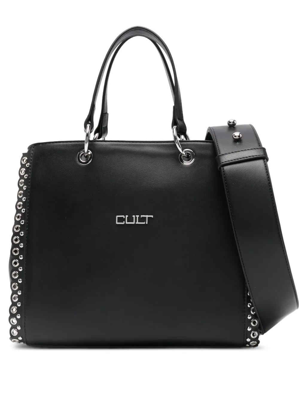 Cult leather shoulder bag | Black | Image 1