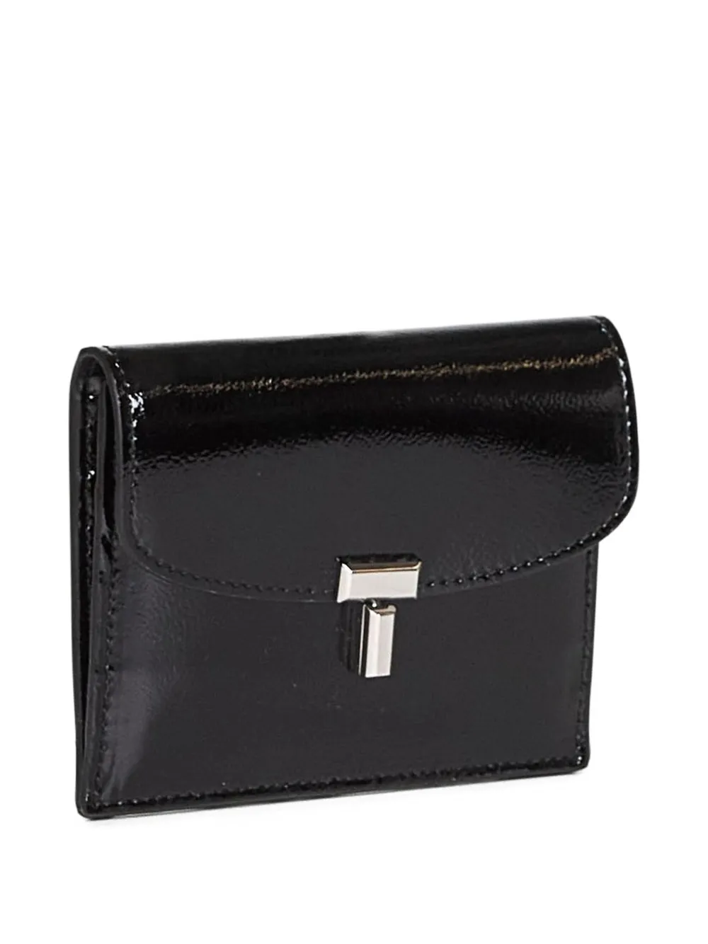 Totême Turn-lock Wallet In Black