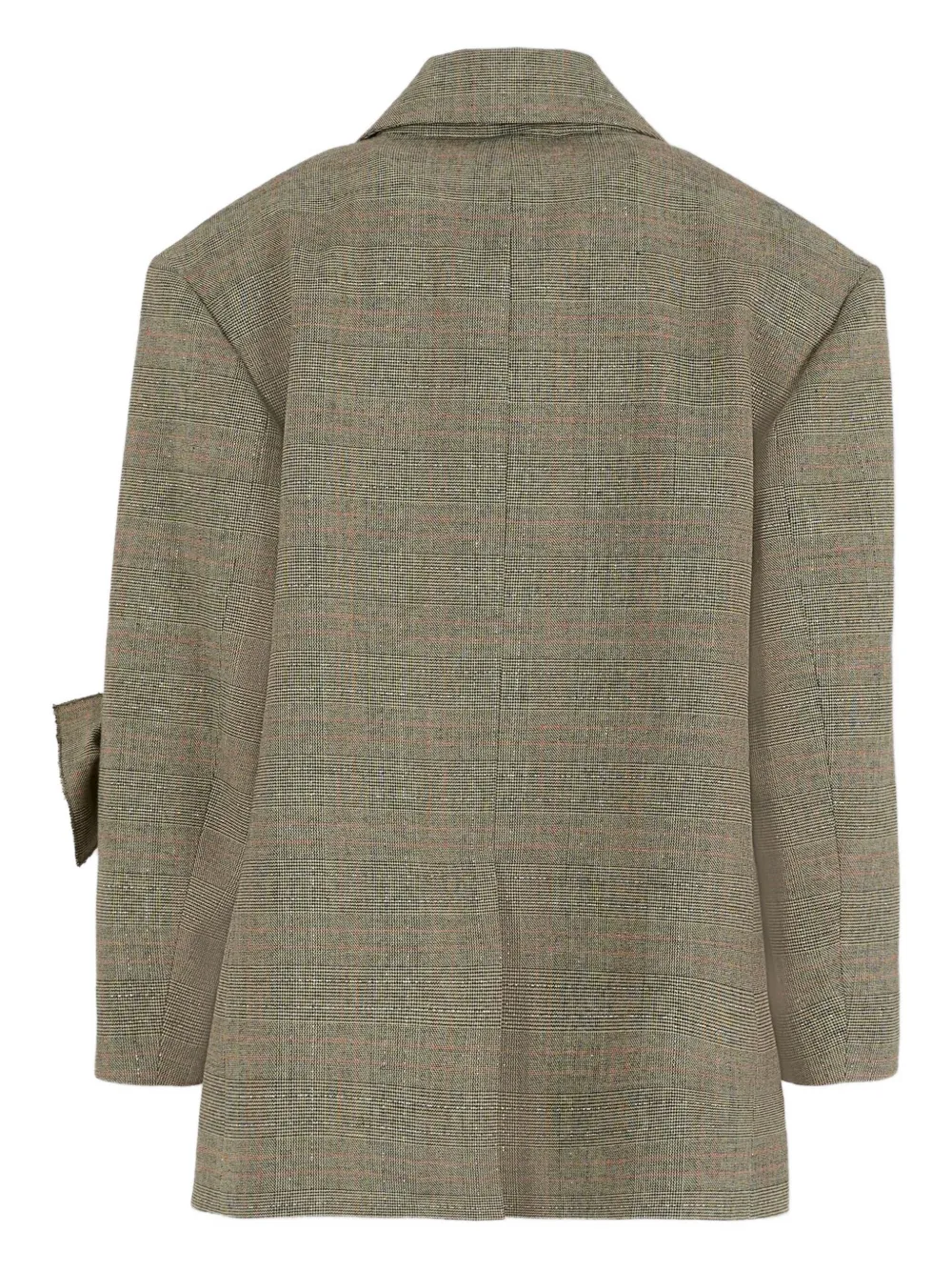 Simonetta Bow-detail Blazer In Green